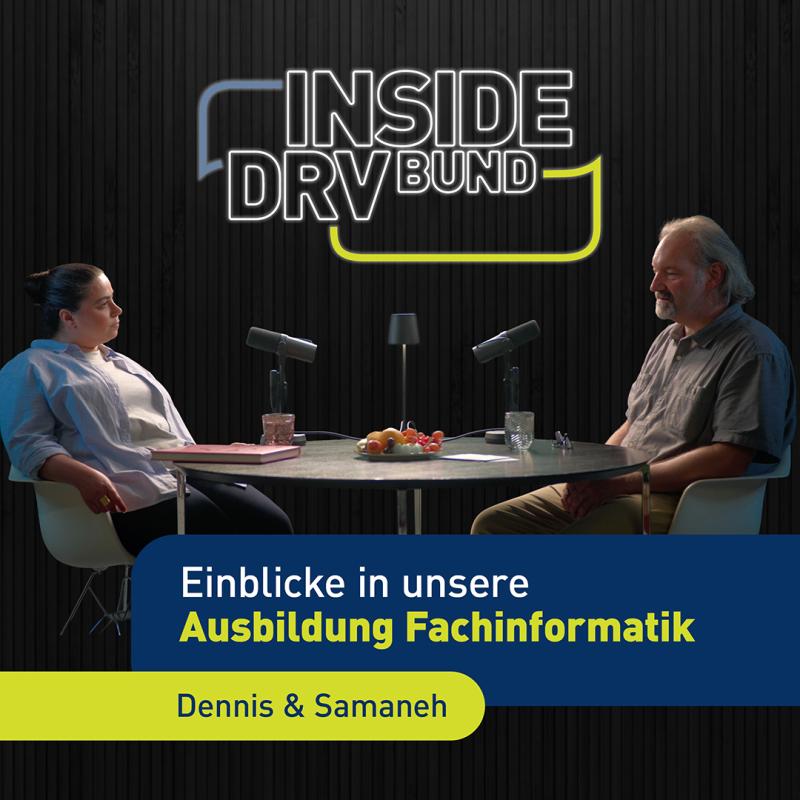 Samaneh und Dennis im Podcast